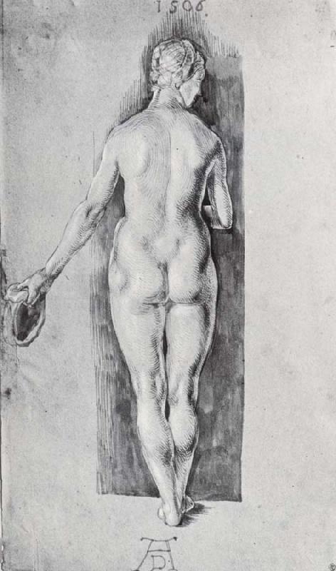 Albrecht Durer Nude Seen From Behind